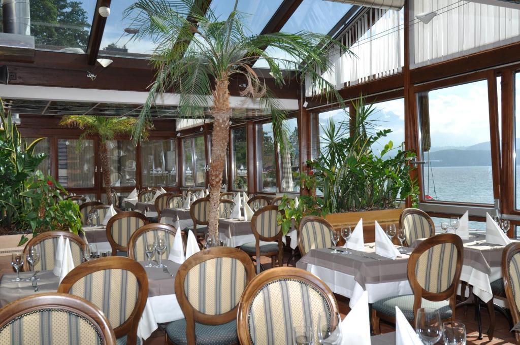 Hotel Restaurant Bellevue Au Lac Thun Exterior foto