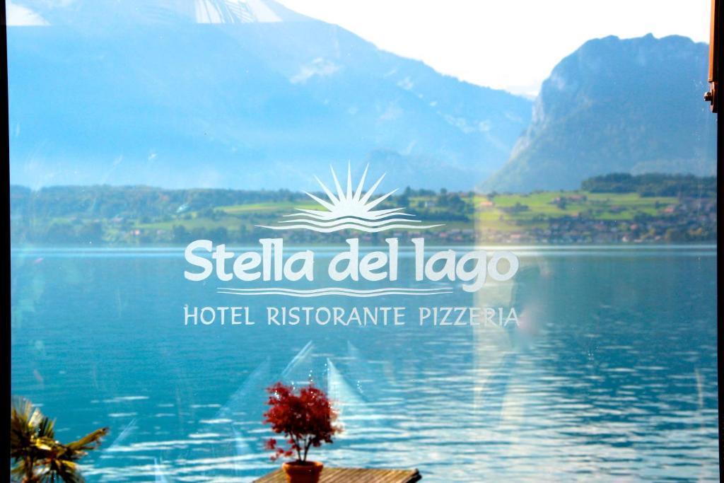 Hotel Restaurant Bellevue Au Lac Thun Exterior foto